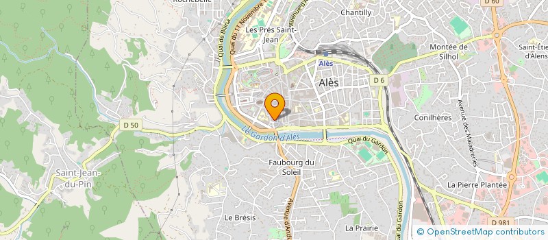 localisation de l'entreprise LE JARDIN DES PLAISIRS à ALES