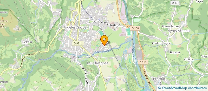 localisation de l'entreprise LE JARDIN DES PYRENEES à ARGELES-GAZOST