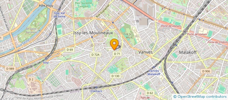 localisation de l'entreprise LE JARDIN DES REINETTES à ISSY-LES-MOULINEAUX