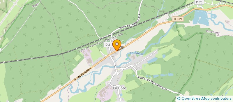 localisation de l'entreprise LE JARDIN DES REVES  LA COTE