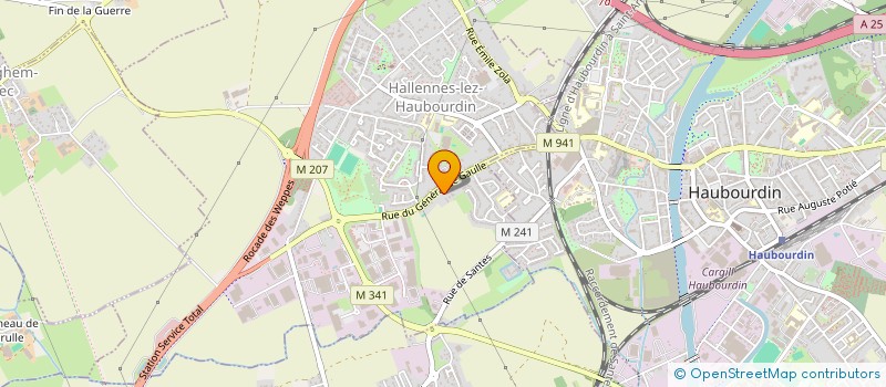 localisation de l'entreprise LE JARDIN DES REVES DAFRIQUE  HALLENNES-LEZ-HAUBOURDIN