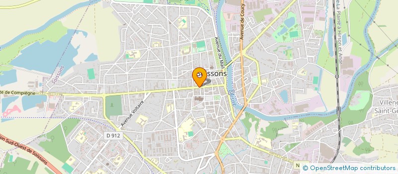 localisation de l'entreprise LE JARDIN DES ROLISTES à SOISSONS