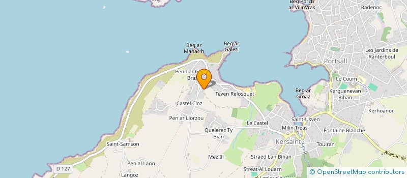 localisation de l'entreprise LE JARDIN DES SAVEURS DE TREMAZAN  LANDUNVEZ