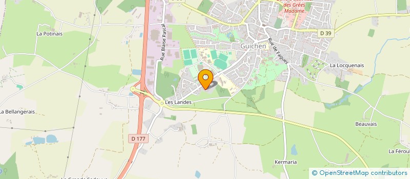 localisation de l'entreprise LE JARDIN DES SENS  GOVEN