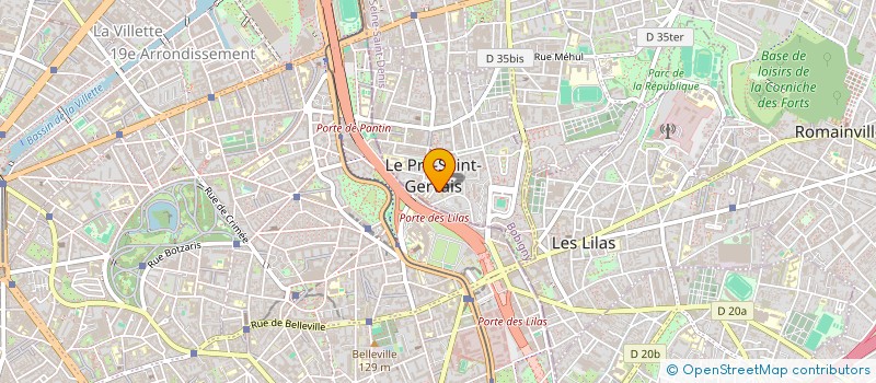 localisation de l'entreprise LE JARDIN DES SENTES à LE PRE-SAINT-GERVAIS