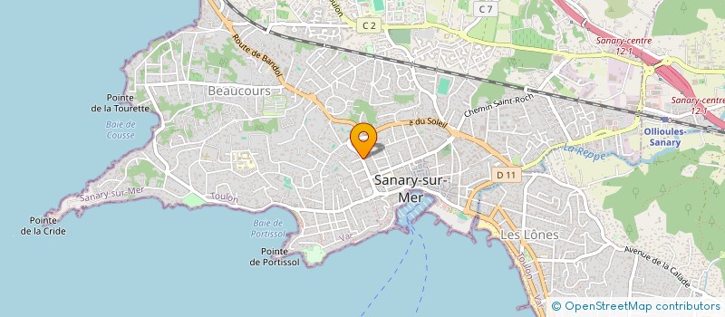 localisation de l'entreprise LE JARDIN DES SOEURS à SANARY-SUR-MER