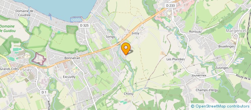 localisation de l'entreprise LE JARDIN DES SOINS DU LAC  SCIEZ