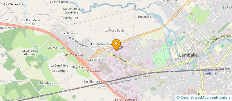 localisation de l'entreprise LE JARDIN DES SPOUTNIKS  LAMBALLE-ARMOR