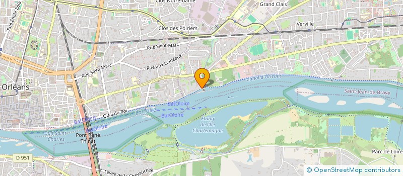 localisation de l'entreprise LE JARDIN DES TOQUES à SAINT-JEAN-DE-BRAYE