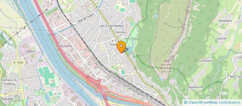 localisation de l'entreprise LE JARDIN DES TROIS ELFES  SAINT-EGREVE