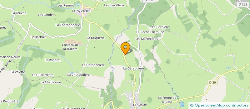 localisation de l'entreprise LE JARDIN DES VA NU PIEDS  SAINT-POIS