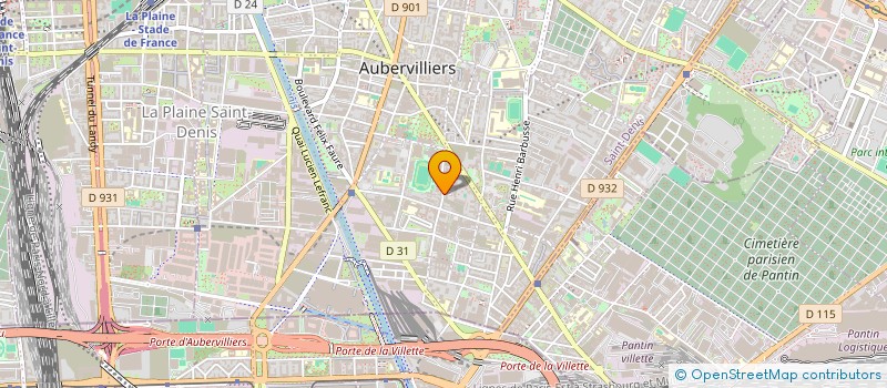 localisation de l'entreprise LE JARDIN DES VALLEES  LA GARENNE-COLOMBES