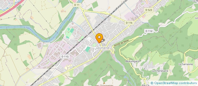 localisation de l'entreprise LE JARDIN DETERRE  DOMENE