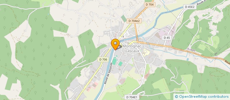 localisation de l'entreprise LE JARDIN DU BLEUFOND  MONTIGNAC-LASCAUX
