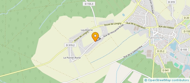 localisation de l'entreprise LE JARDIN DU CLOCHER à SENONCHES