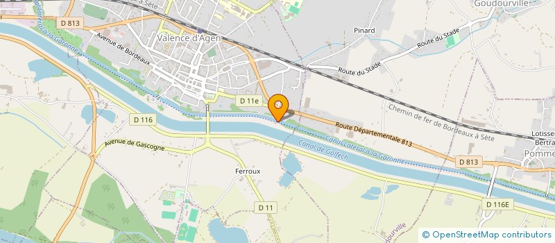 localisation de l'entreprise LE JARDIN DU CONTROLEUR à VALENCE