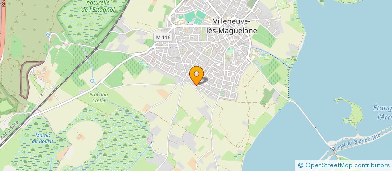 localisation de l'entreprise LE JARDIN DU MAGNOLIA  VILLENEUVE-LES-MAGUELONE