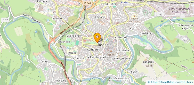 localisation de l'entreprise LE JARDIN DU PARC  RODEZ