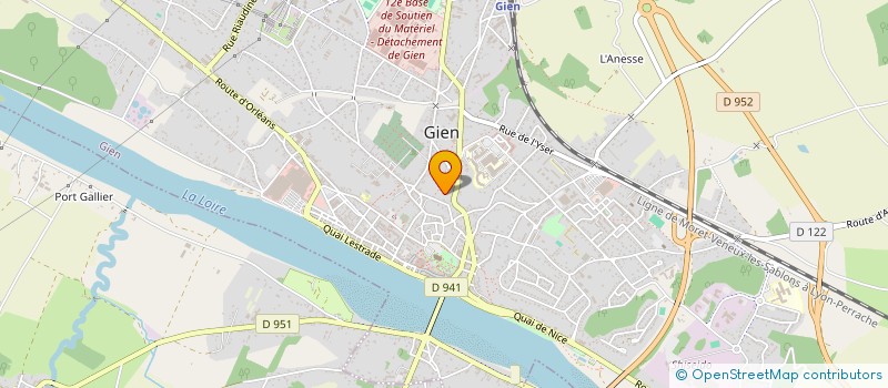 localisation de l'entreprise LE JARDIN DU PARTAGE  GIEN