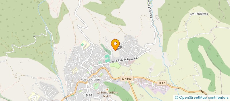 localisation de l'entreprise LE JARDIN DU PUITS à FORCALQUIER
