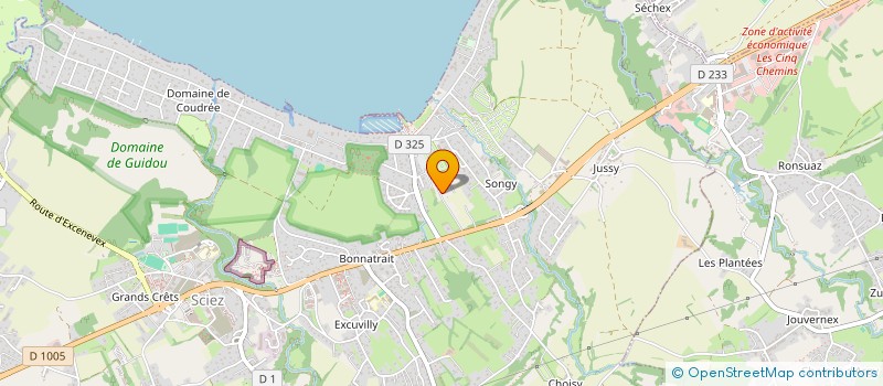 localisation de l'entreprise LE JARDIN DU SAONE-ET-LOIRE  SCIEZ