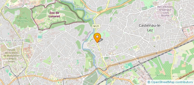 localisation de l'entreprise LE JARDIN DU SCRAP à CASTELNAU-LE-LEZ