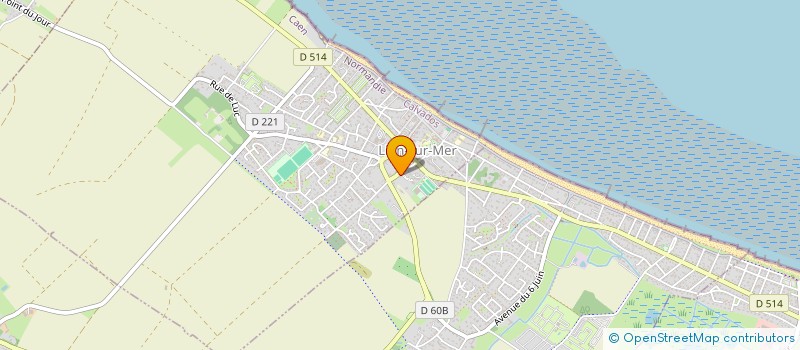 localisation de l'entreprise LE JARDIN DU VIVIER  LION-SUR-MER