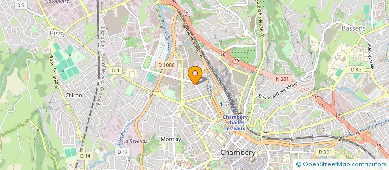 localisation de l'entreprise LE JARDIN EN VILLE  CHAMBERY