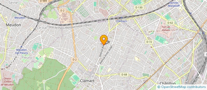 localisation de l'entreprise LE JARDIN ENCHANTE à CLAMART