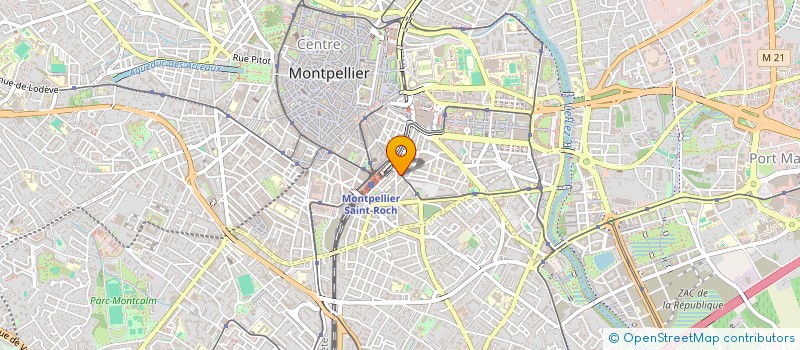 localisation de l'entreprise LE JARDIN EXOTIQUE à MONTPELLIER