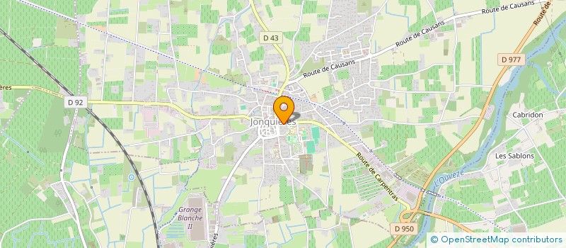 localisation de l'entreprise LE JARDIN FLEURI  JONQUIERES