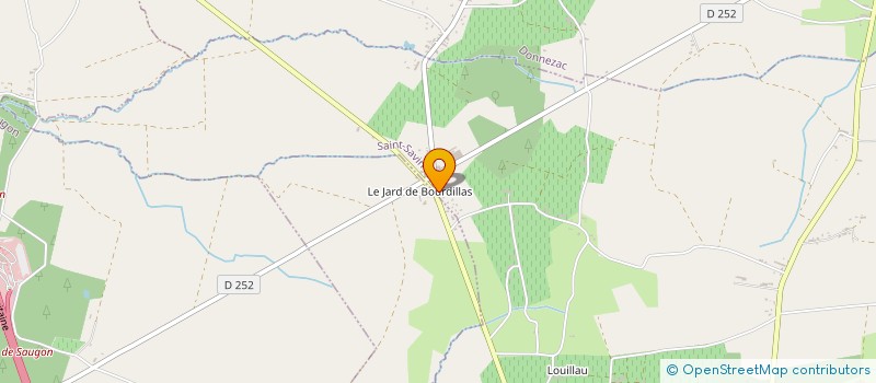 localisation de l'entreprise LE JARDIN FLEURI à SAINT-SAVIN