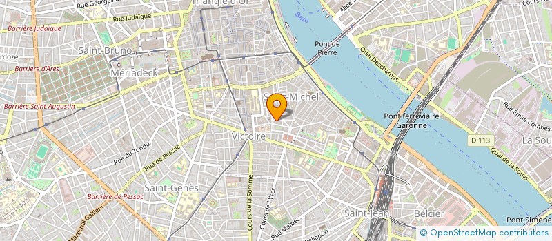 localisation de l'entreprise LE JARDIN GEORGES DORIGNAC  BORDEAUX