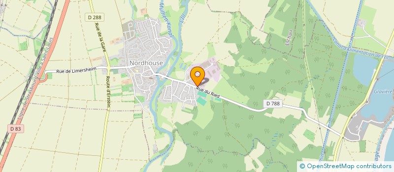 localisation de l'entreprise LE JARDIN GIVRE  NORDHOUSE