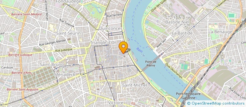 localisation de l'entreprise LE JARDIN GOURMAND  BORDEAUX