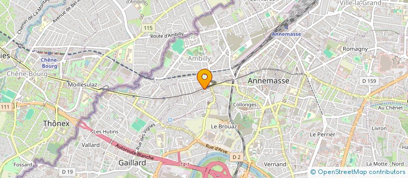 localisation de l'entreprise LE JARDIN IMPERIAL à ANNEMASSE
