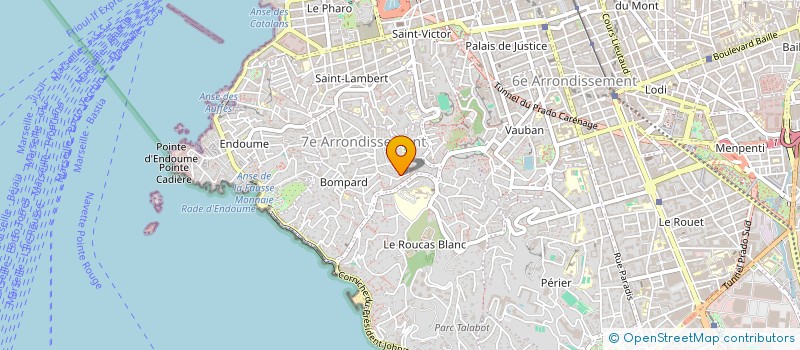 localisation de l'entreprise LE JARDIN KAIROS à MARSEILLE