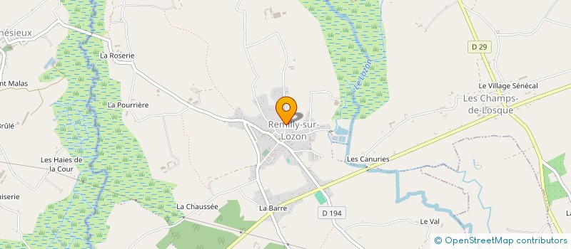 localisation de l'entreprise LE JARDIN LAURENT  REMILLY LES MARAIS