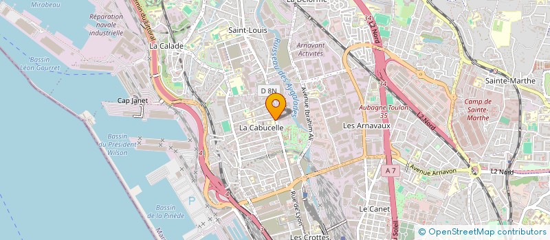 localisation de l'entreprise LE JARDIN MARSEILLAIS à MARSEILLE