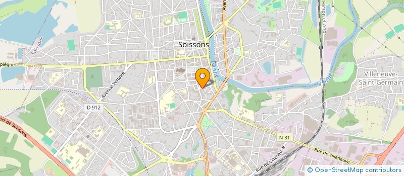 localisation de l'entreprise LE JARDIN MECANIQUE à SOISSONS