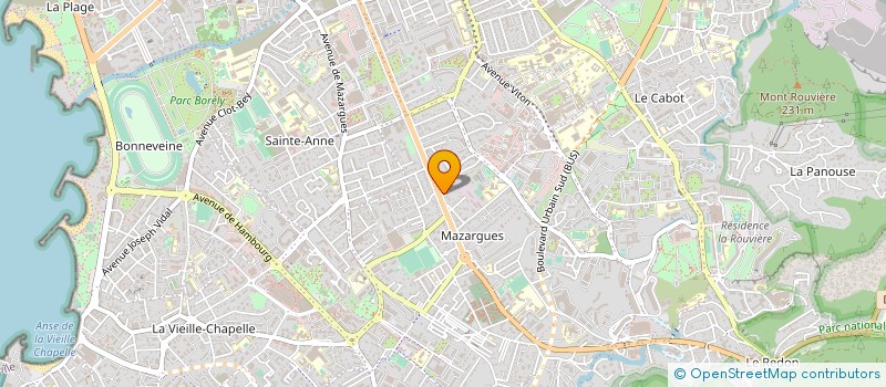 localisation de l'entreprise LE JARDIN MUSICAL MUSIQUES ET THERAPIE à MARSEILLE