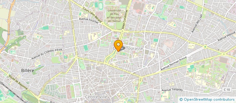 localisation de l'entreprise LE JARDIN ORIENTAL à PAU