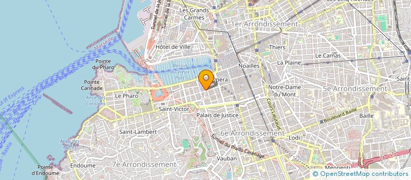 localisation de l'entreprise LE JARDIN PARFUME à MARSEILLE