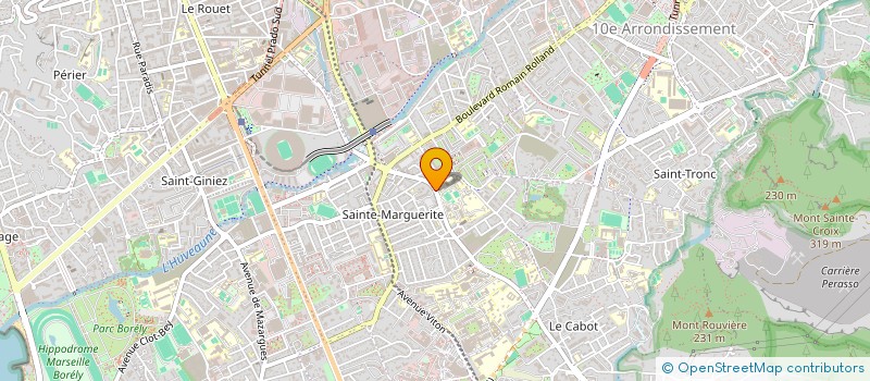 localisation de l'entreprise LE JARDIN PARTAGE DE LA ROSERAIE à MARSEILLE