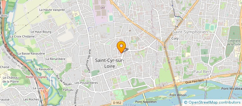 localisation de l'entreprise LE JARDIN POUR TOUS  SAINT-CYR-SUR-LOIRE