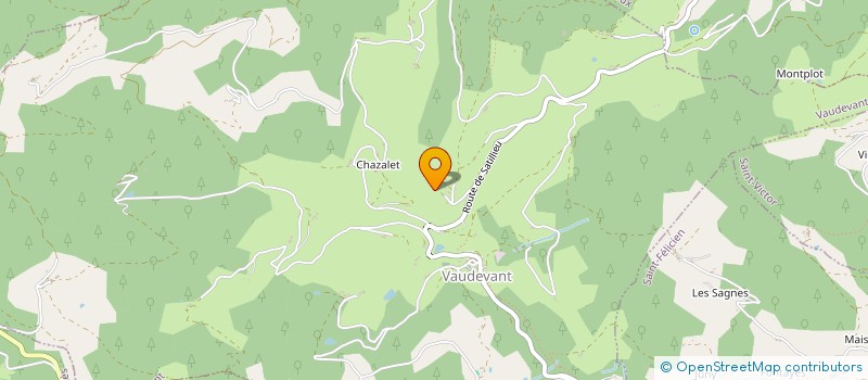 localisation de l'entreprise LE JARDIN RETROUVE  VAUDEVANT