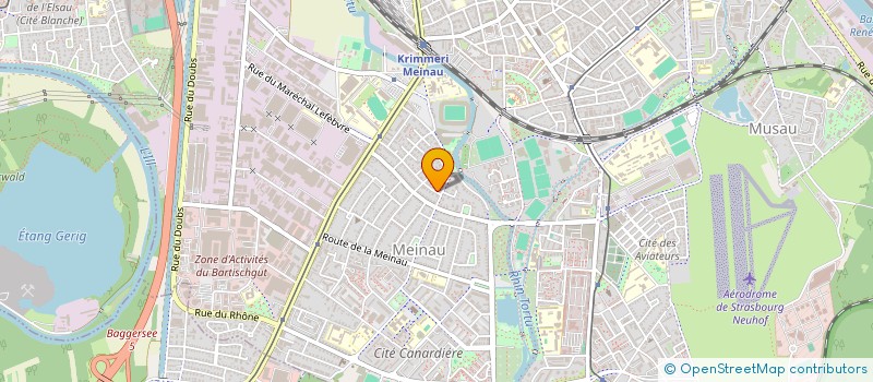 localisation de l'entreprise LE JARDIN RETROUVE à STRASBOURG