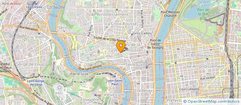 localisation de l'entreprise LE JARDIN SECRET à LYON