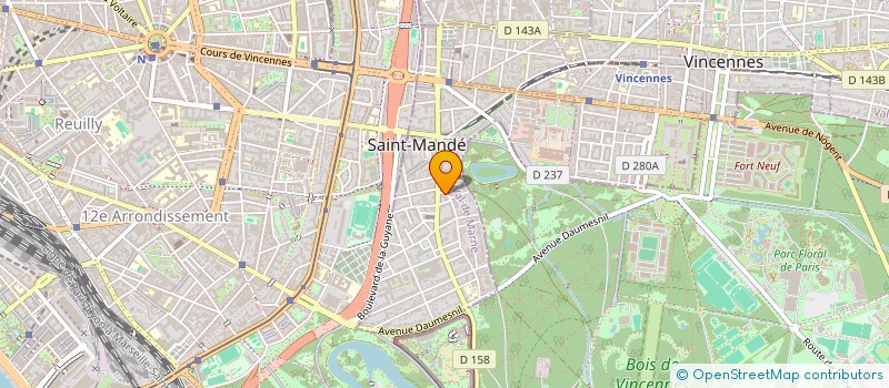 localisation de l'entreprise LE JARDIN SECRET à SAINT-MANDE