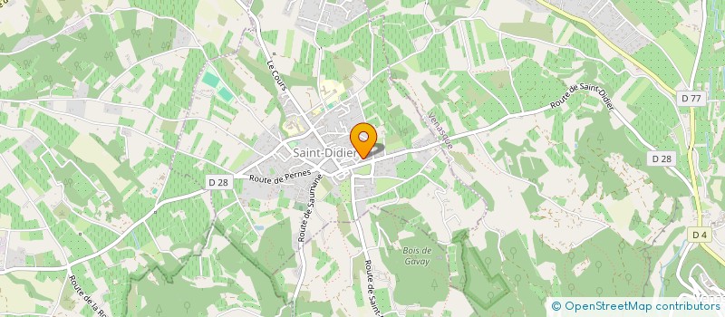 localisation de l'entreprise LE JARDIN SECRET à SAINT-DIDIER